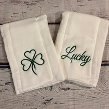 Load image into Gallery viewer, St. Patrick&#39;s Day Burp Cloths
