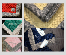 Load image into Gallery viewer, Mimi's Classic Blanket - Gray Plush (2 color)