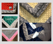 Load image into Gallery viewer, Mimi's Classic Lovey - Gray Rosy & Custom Color