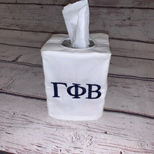 Load image into Gallery viewer, Tissue Box Cover - Greek Life
