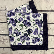 Load image into Gallery viewer, Mimi's Classic Blanket - Purple Flower
