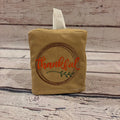 Tissue Box Cover - Thankful Wreath