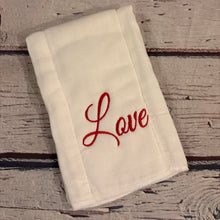 Load image into Gallery viewer, Valentine&#39;s Day Burp Cloths
