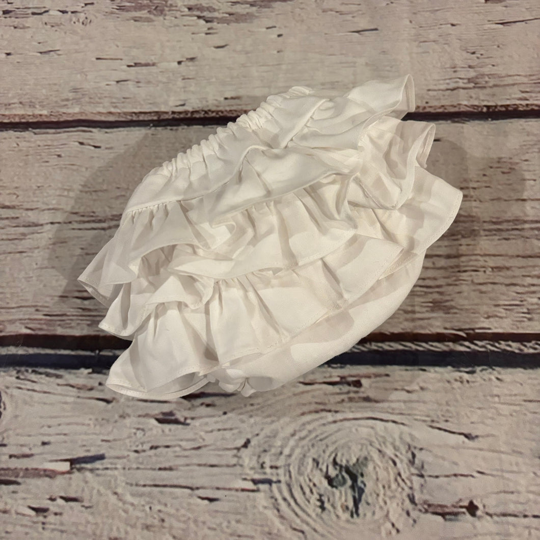 Ruffle Bloomers - White