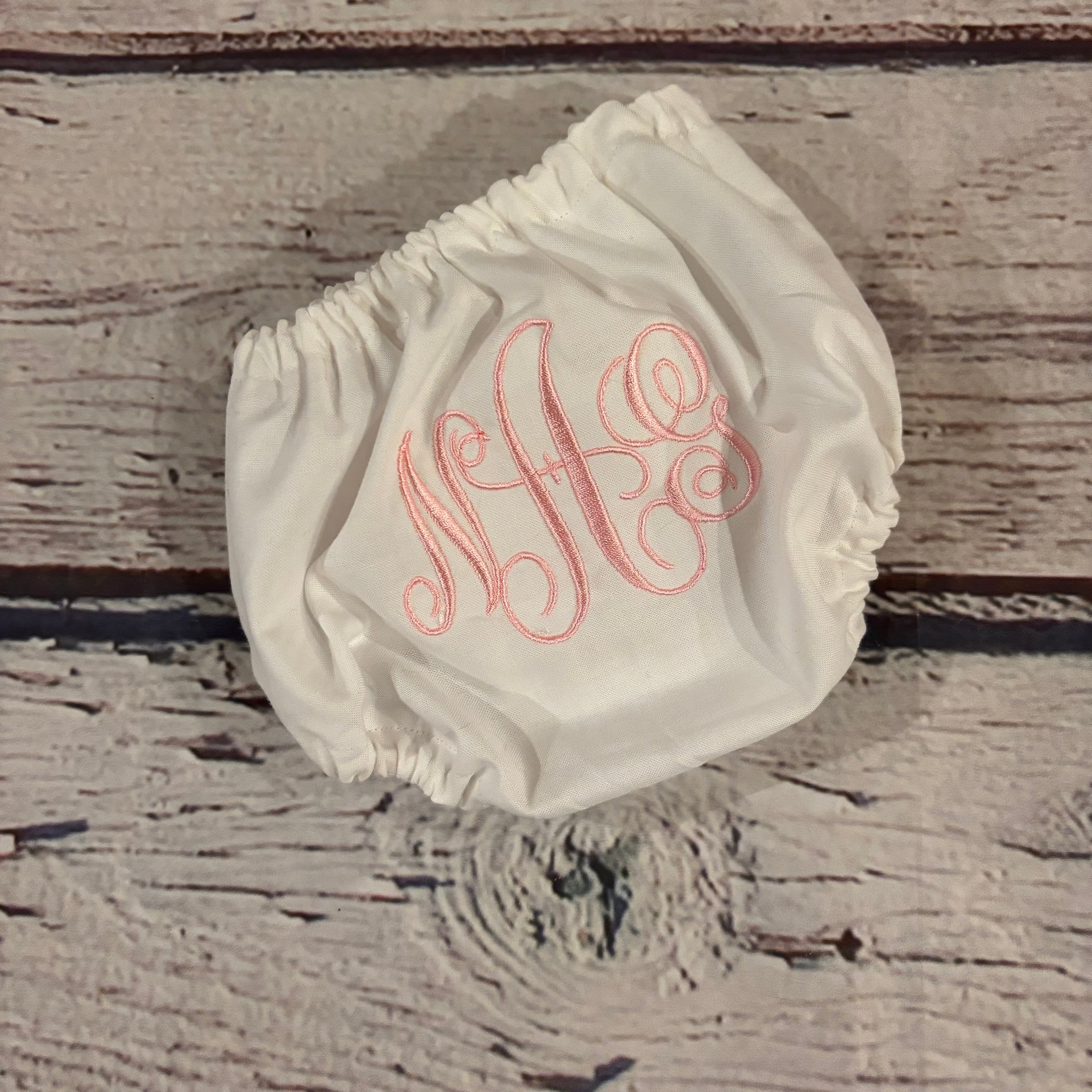 Monogram Bloomers - White