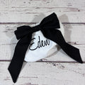 Big Bow Bloomers - White & Black Bow