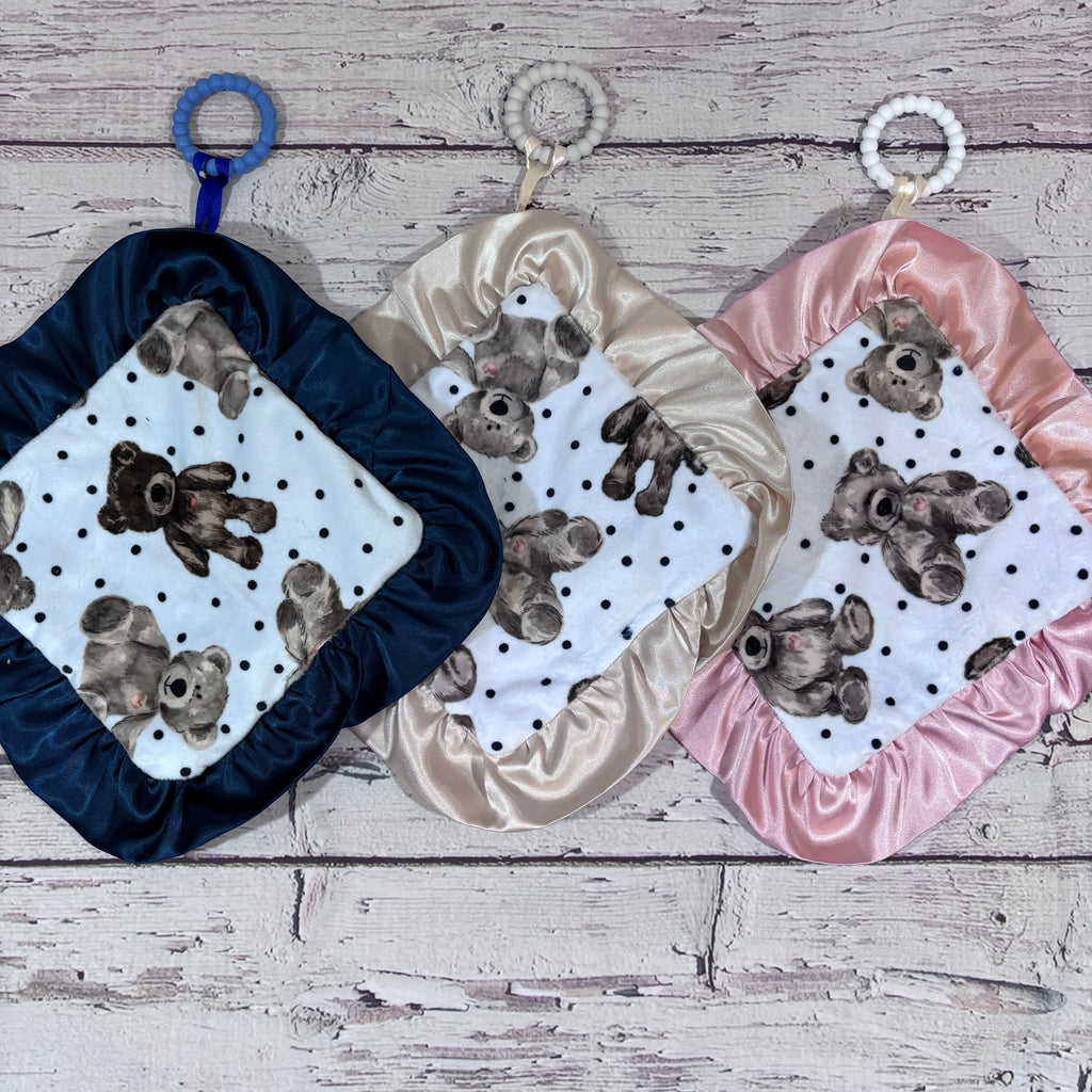 Teether Blanket - Teddy Bear