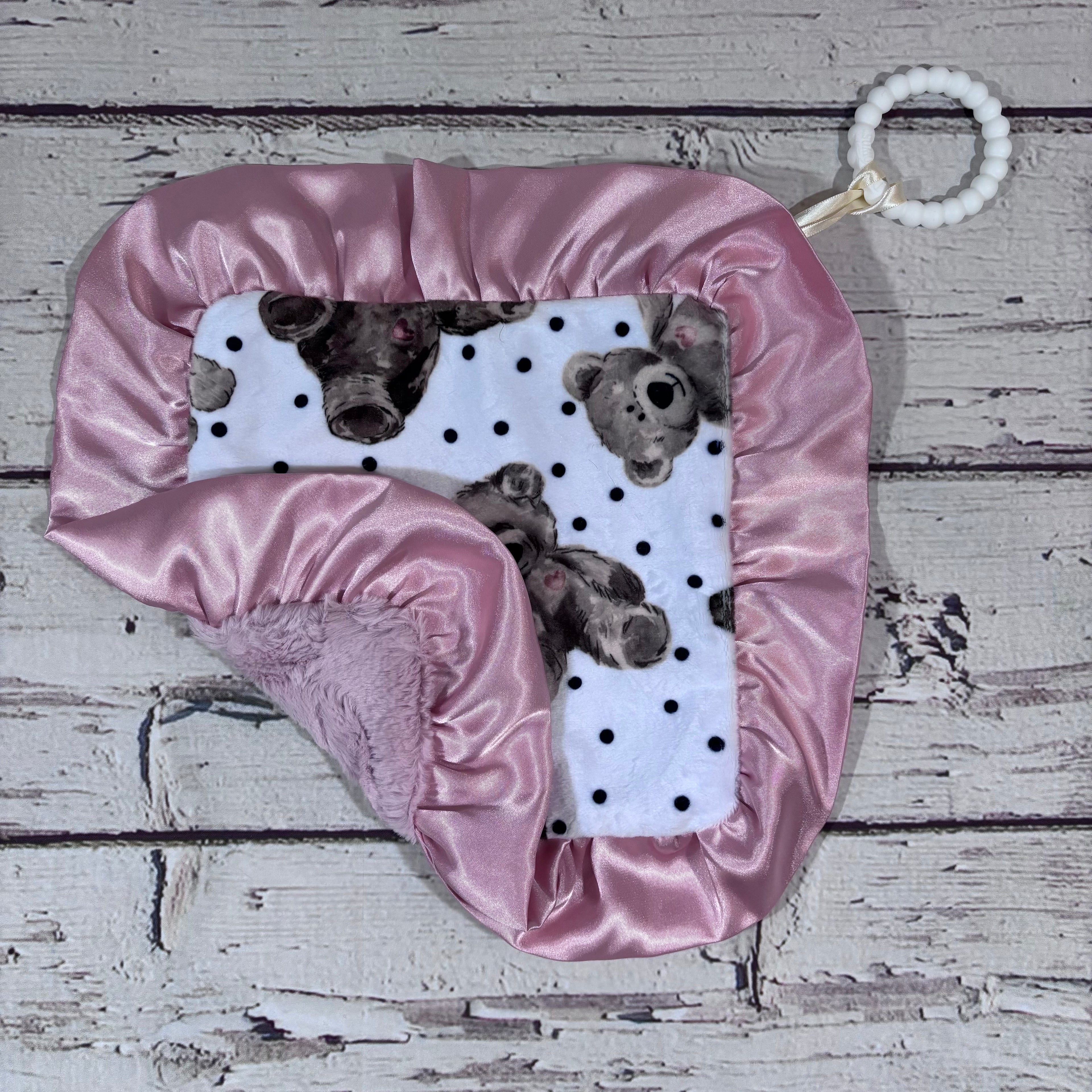 Teether Blanket - Teddy Bear