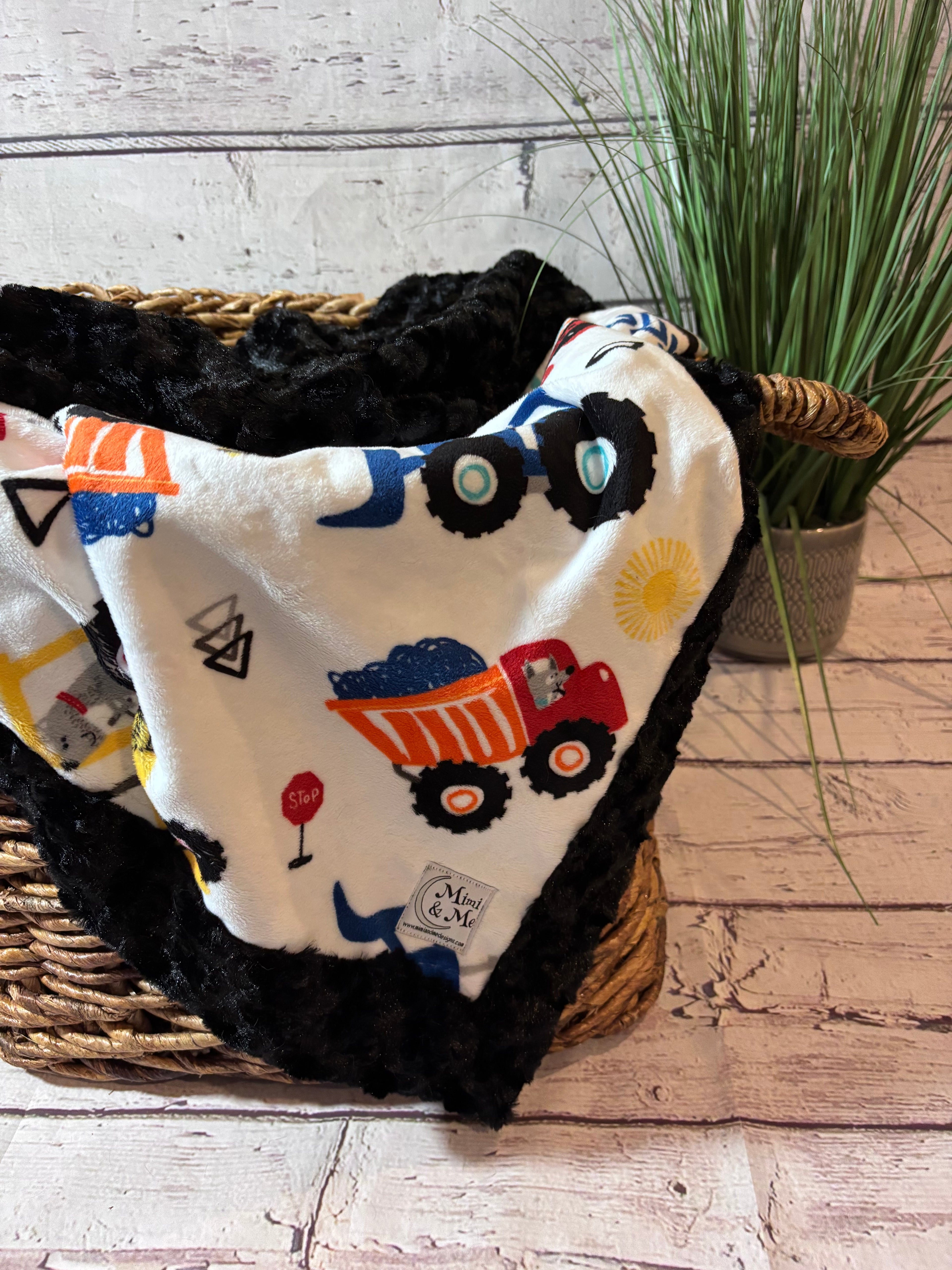 Mimi's Classic Blanket - Constructions Trucks