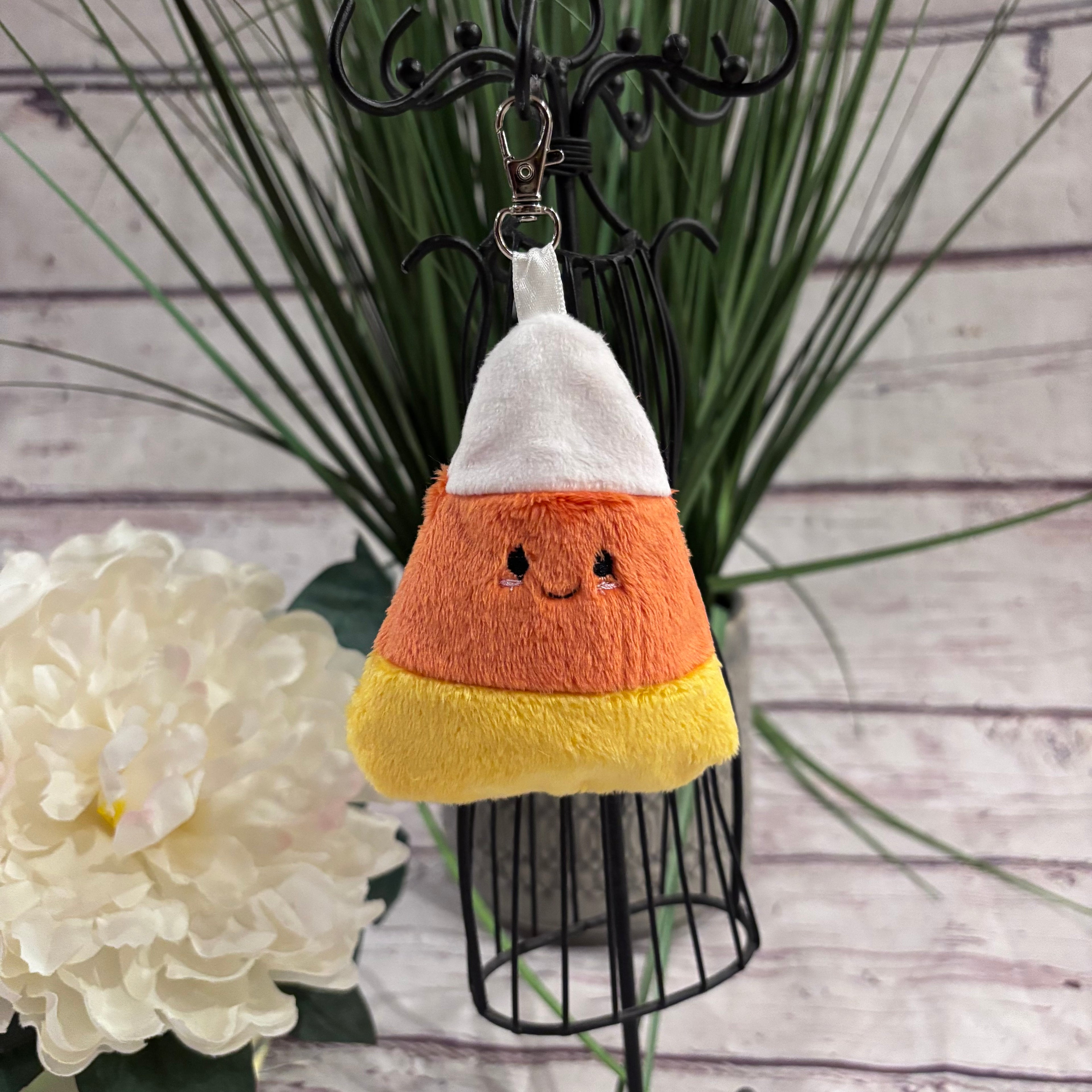 Candy Corn Keychain / Purse Charm