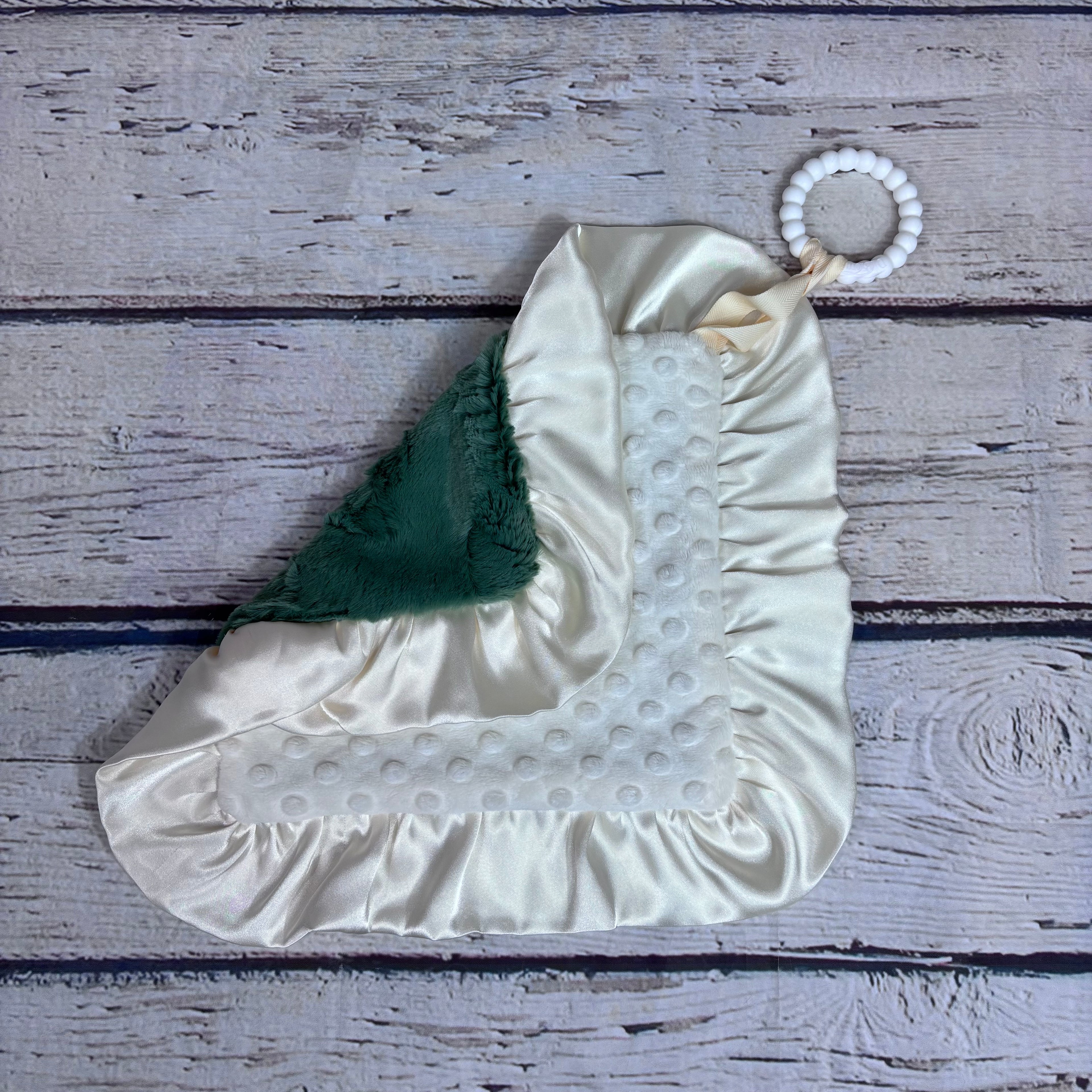 Teether Blanket - Basil Green