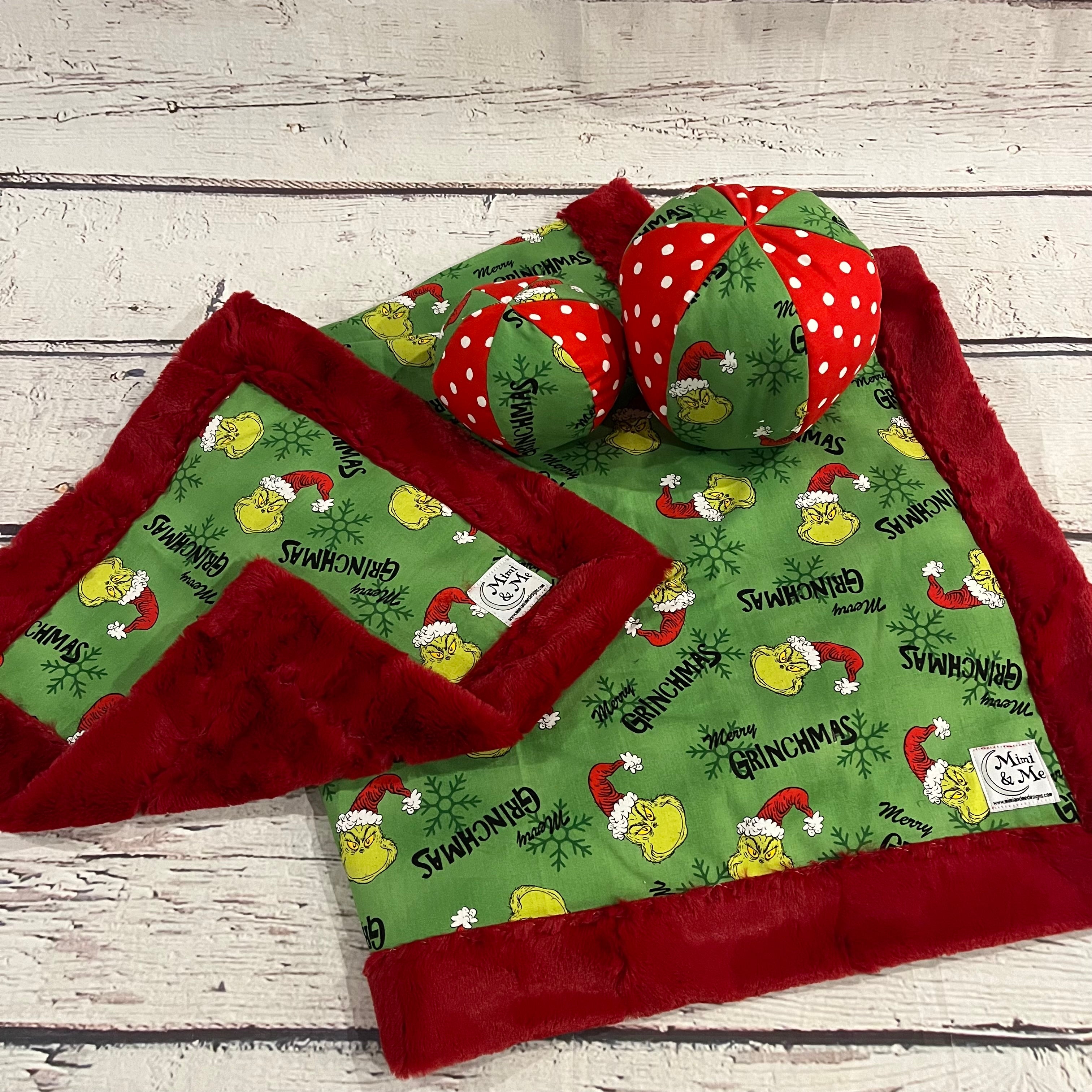 Grinchmas Green & Red Plush