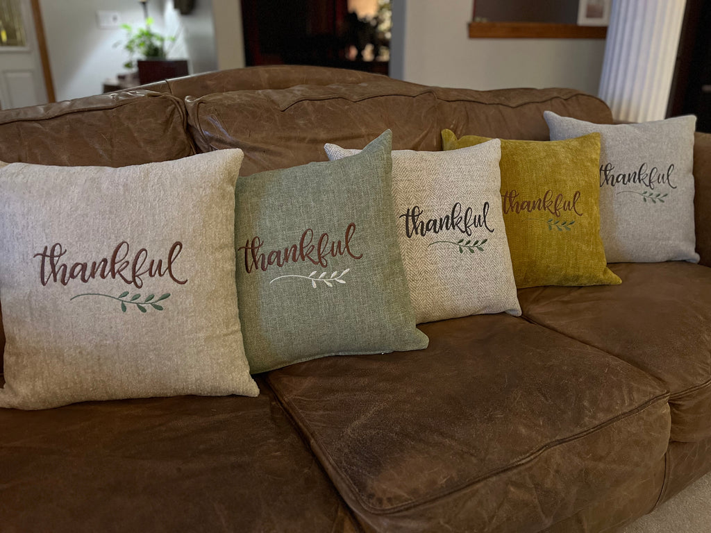 Thankful Pillow - 18"