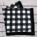 Mimi's Classic Lovey - Black/White Plaid