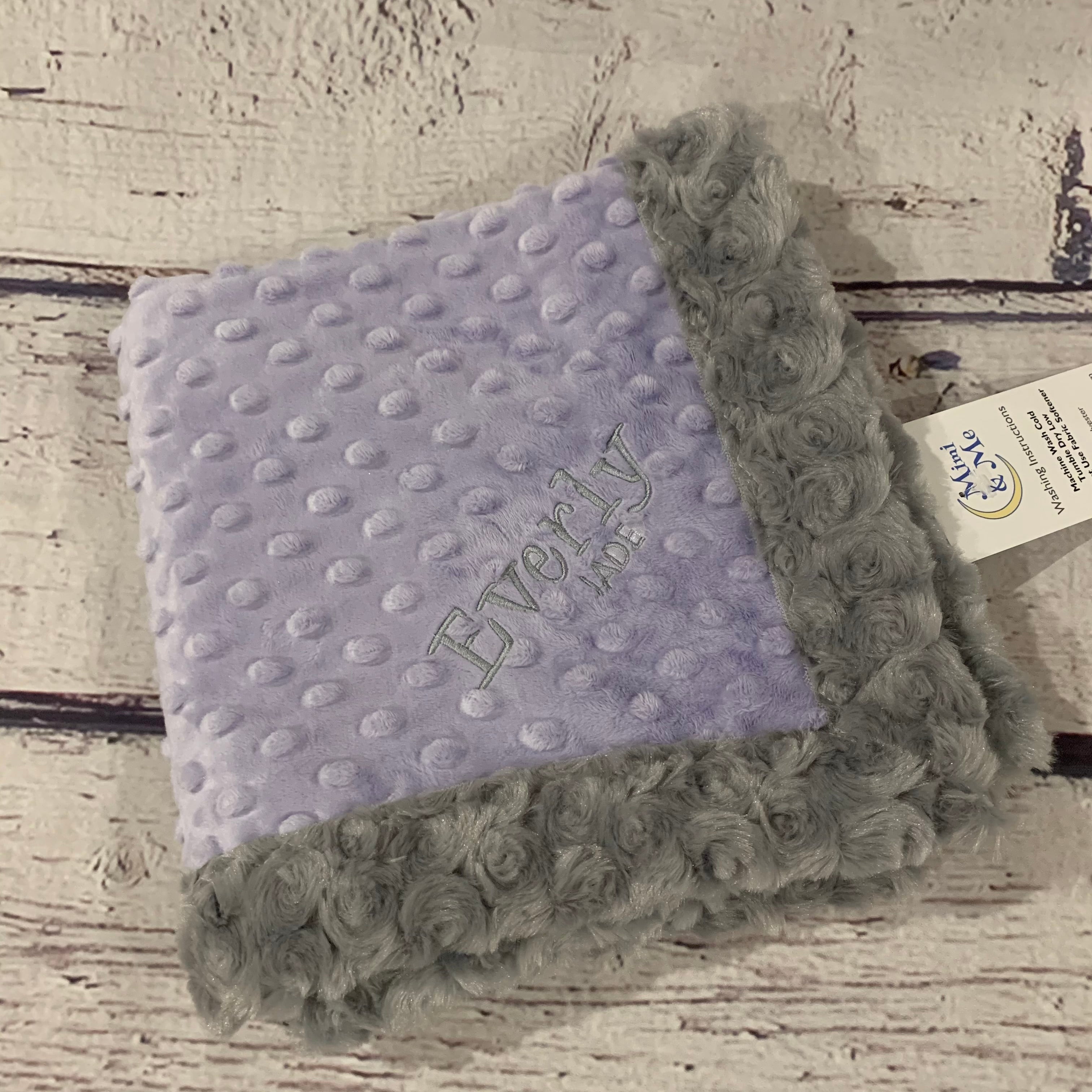 Mimi's Classic Blanket - Gray Plush (2 color)