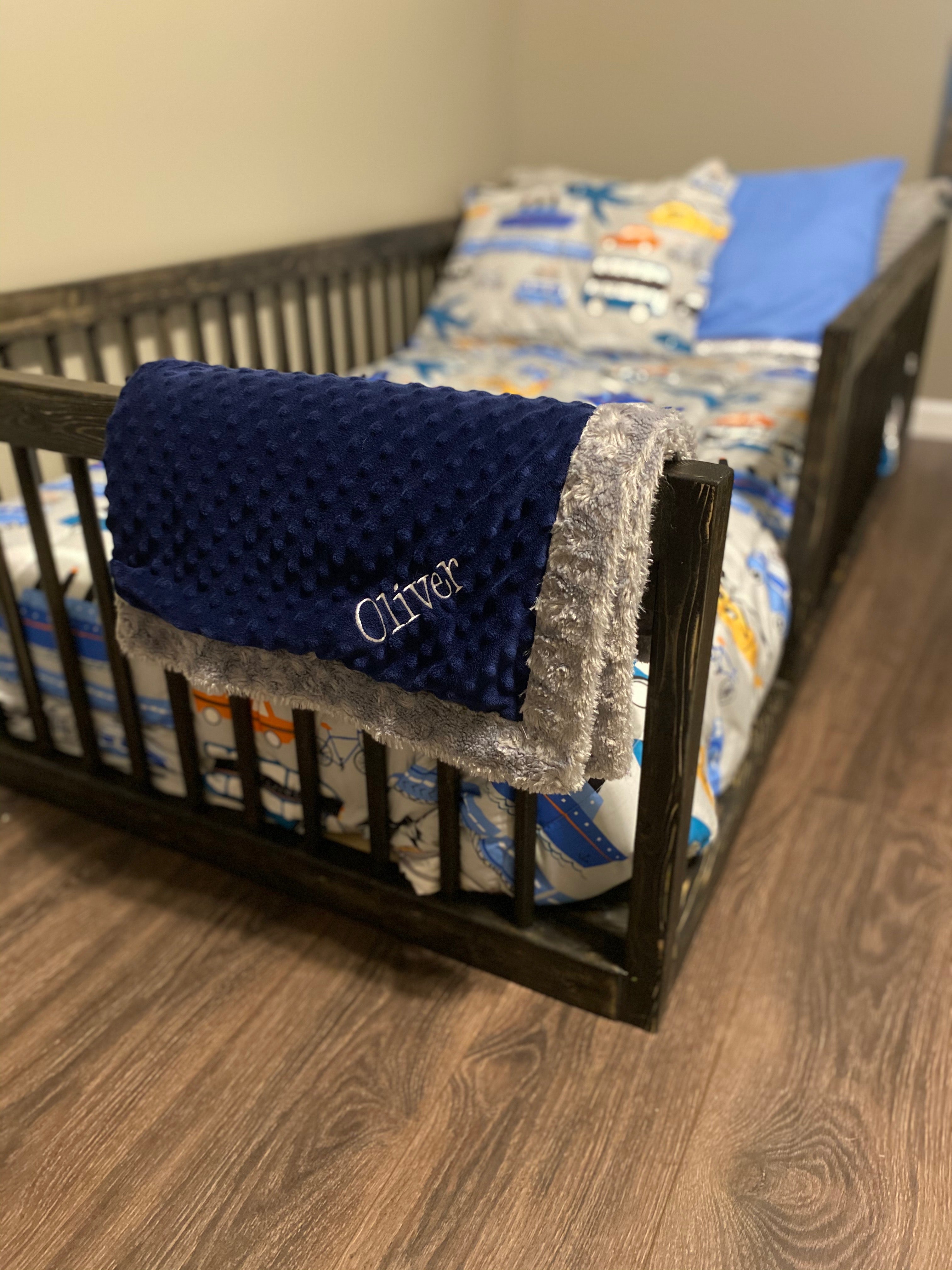 Mimi's Classic Blanket - Gray Plush (2 color)