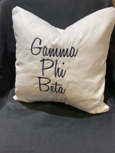 Load image into Gallery viewer, Greek Life Custom Embroidered Pillow

