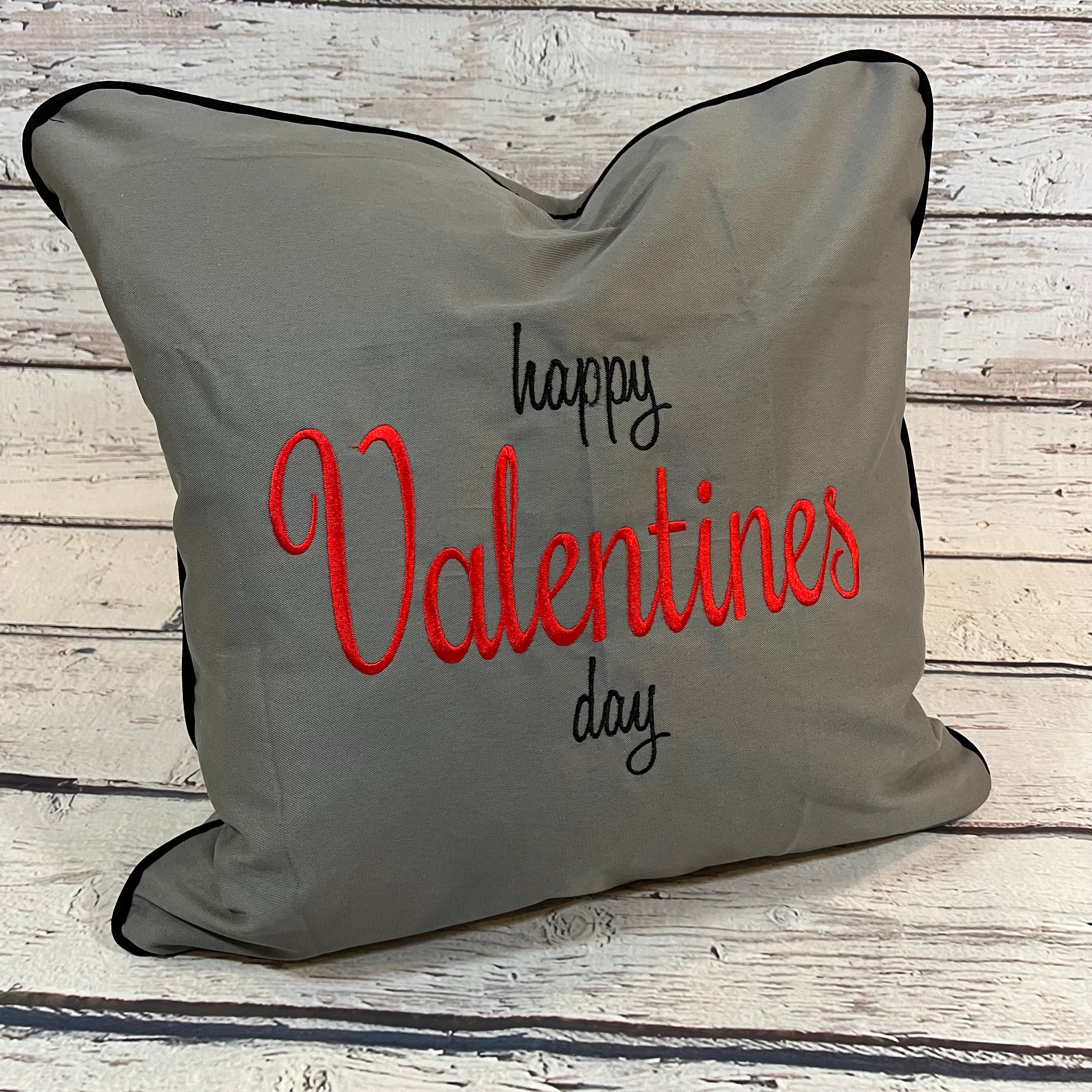 Happy Valentines Day Pillow