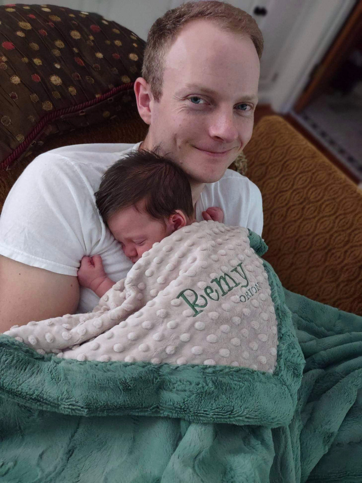 Mimi's Classic Blanket - Basil Green