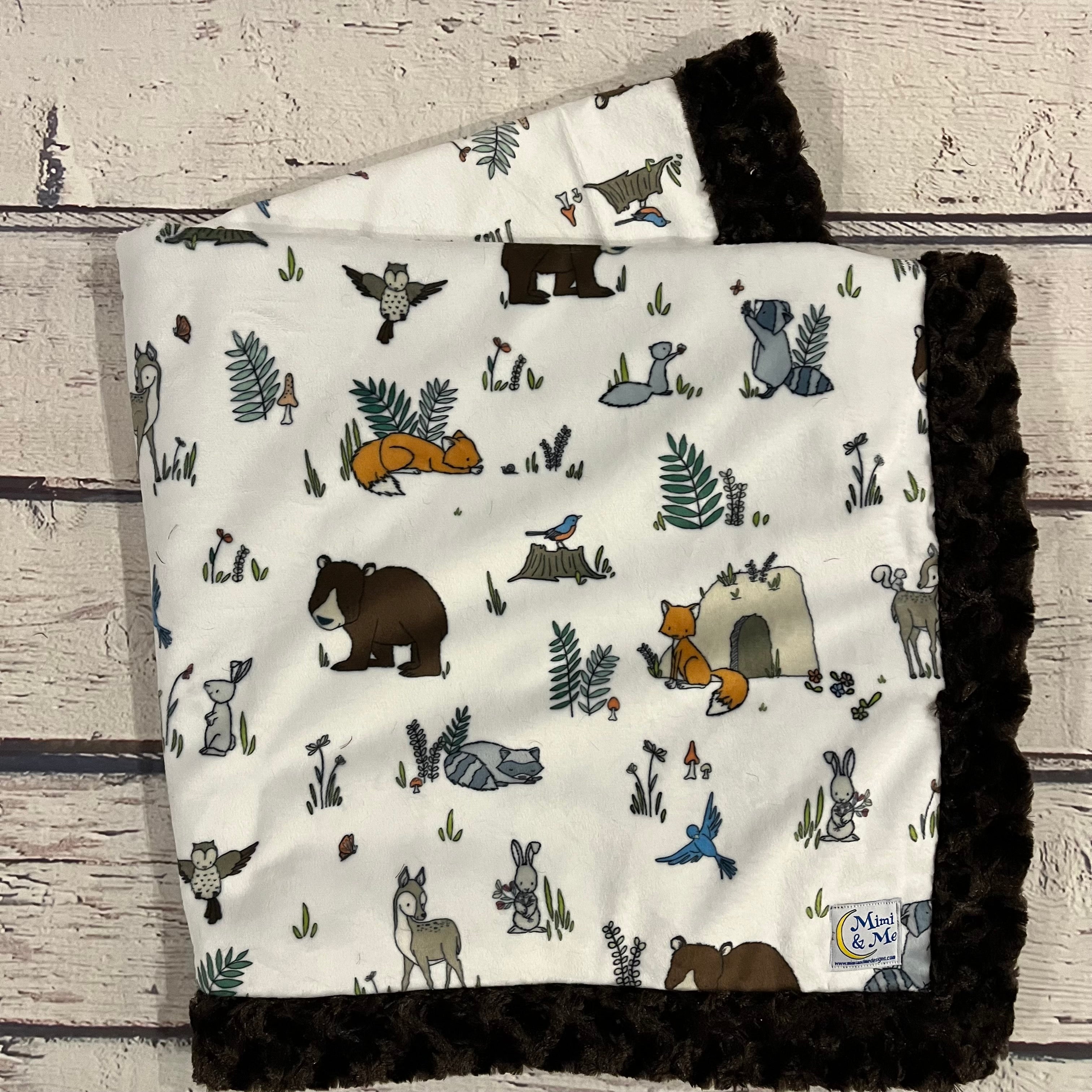 Mimi's Classic Blanket - Woodland Creatures