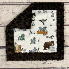Load image into Gallery viewer, Mimi&#39;s Classic Blanket - Woodland Creatures
