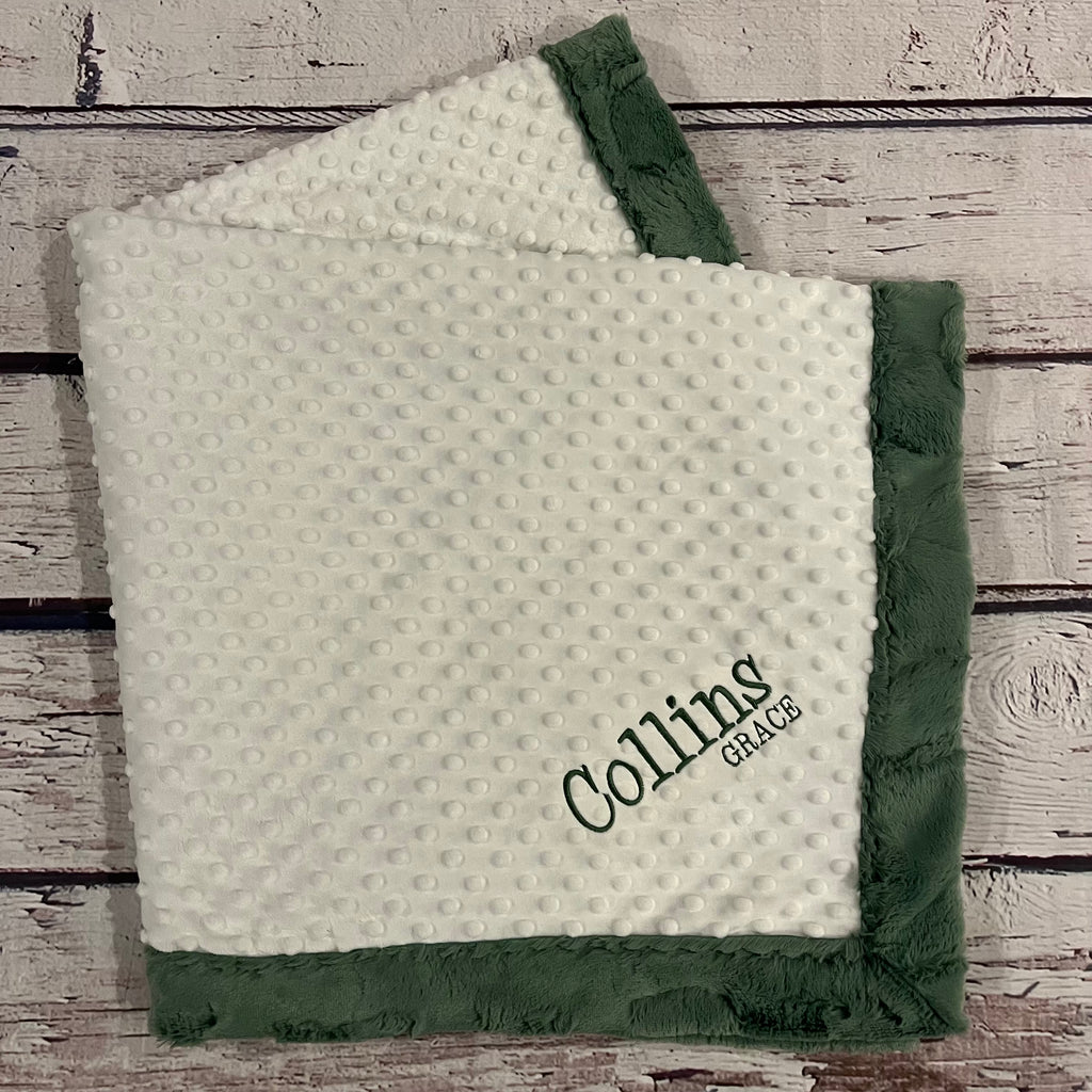 Mimi's Classic Blanket - Basil Green