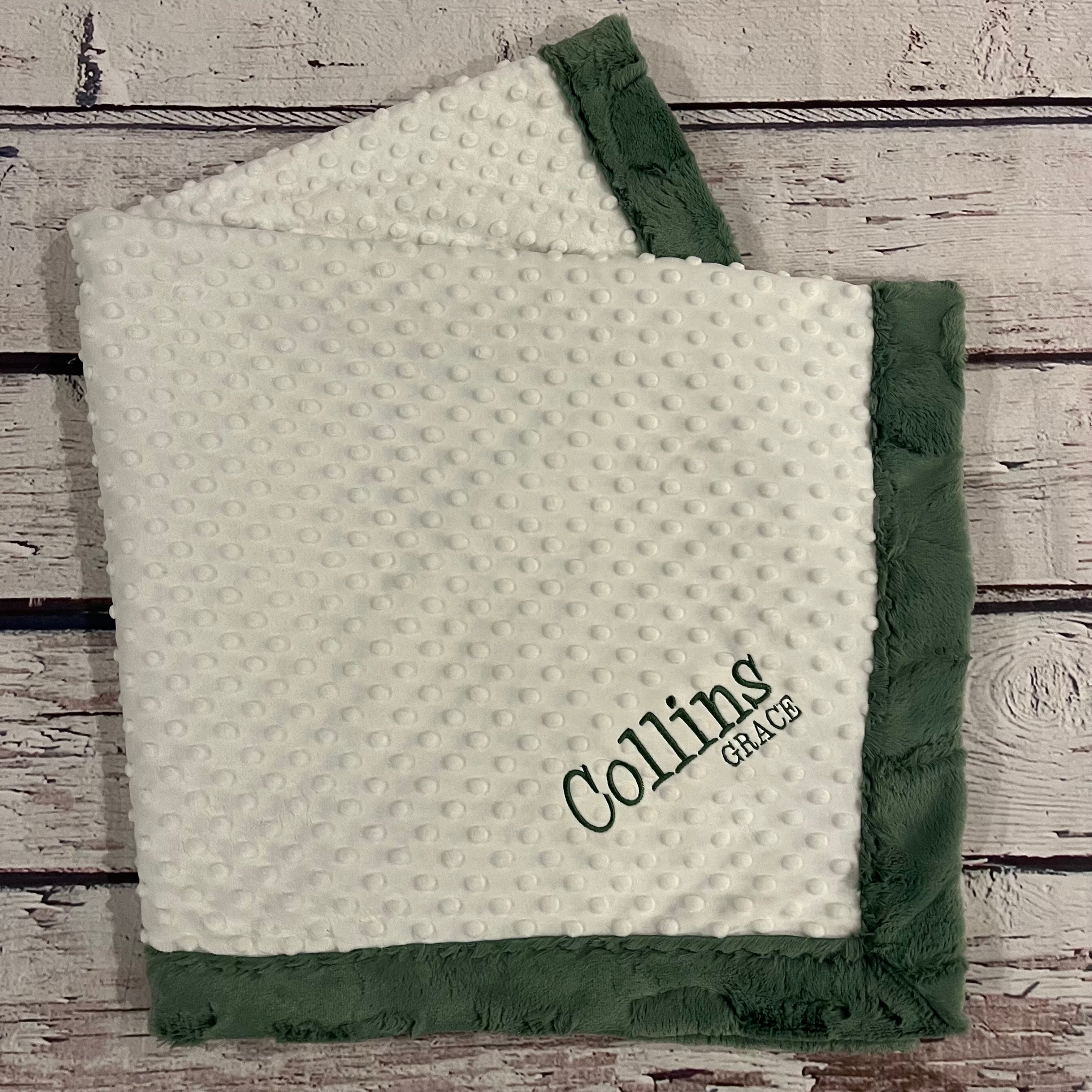 Mimi's Classic Blanket - Basil Green
