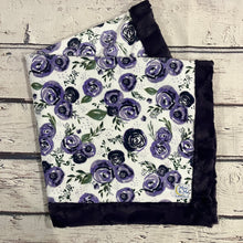 Load image into Gallery viewer, Mimi&#39;s Classic Blanket - Purple Flower
