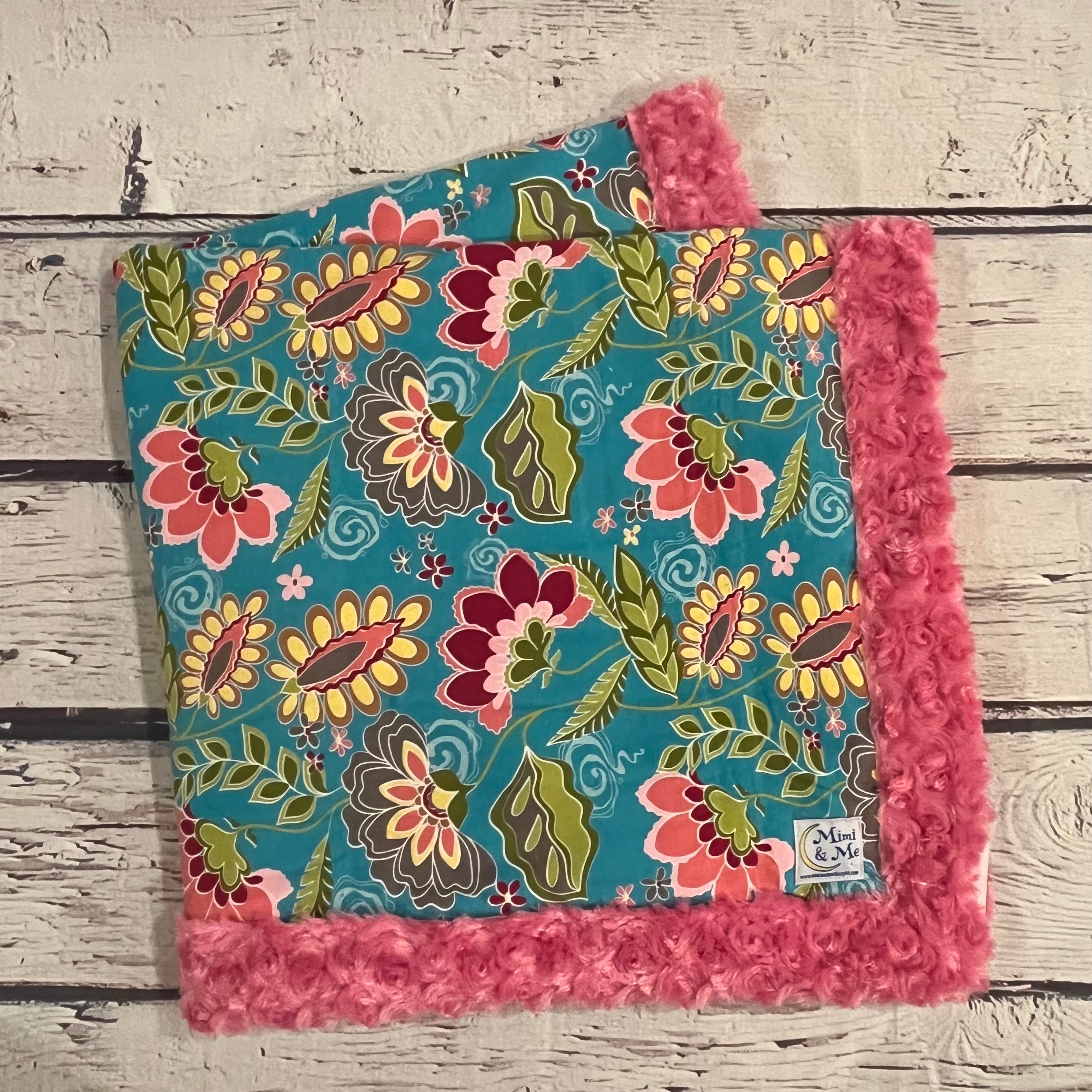 Mimi's Classic Blanket - Jersey Knit Flowers & Luxe Cuddle