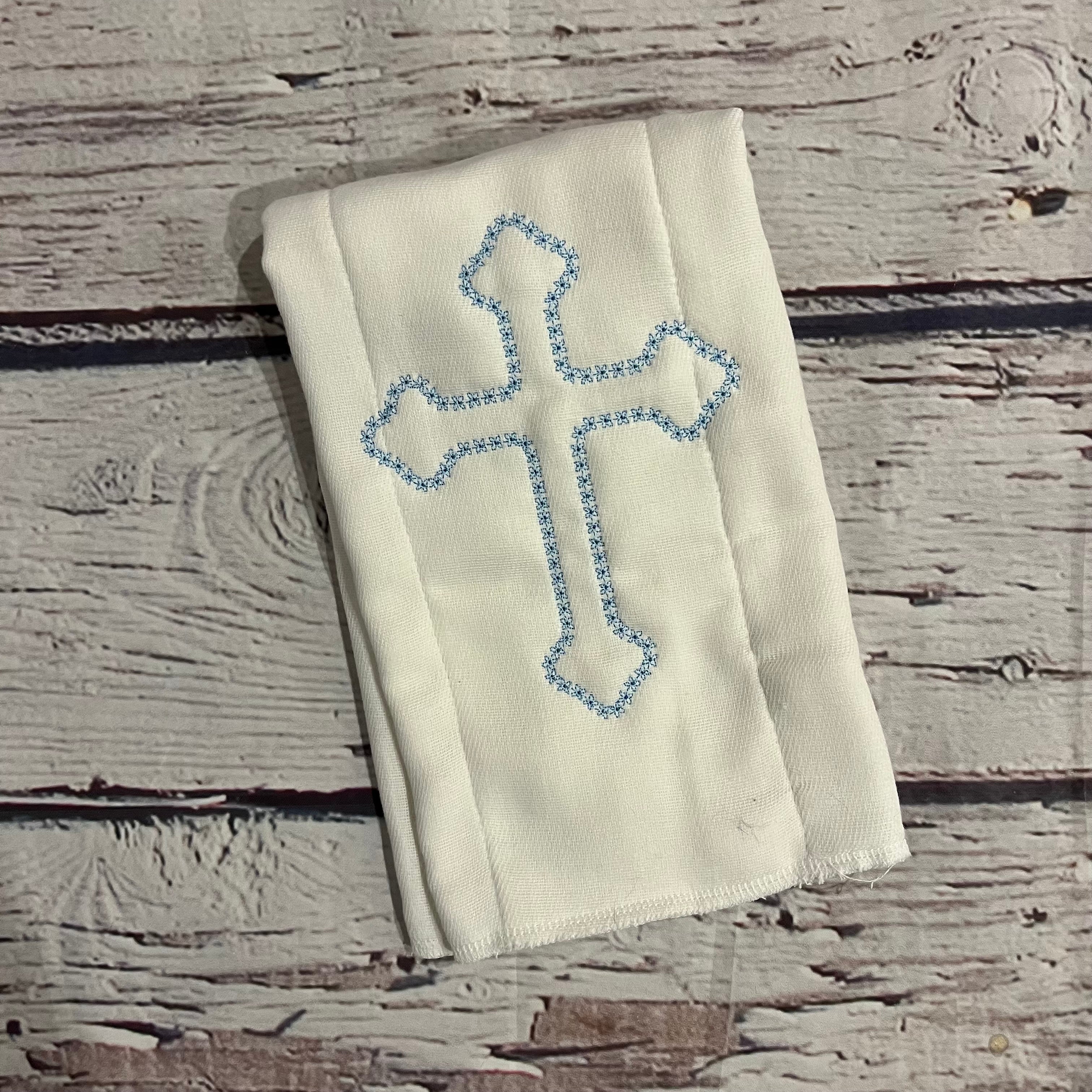 Cross Burp Cloth