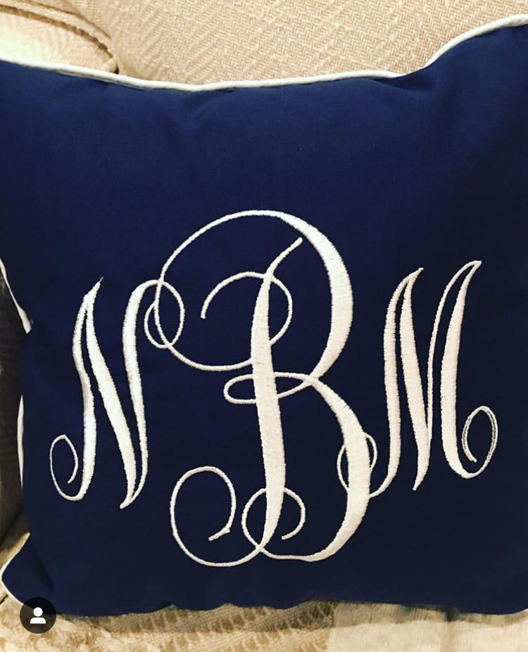 Monogram Pillow
