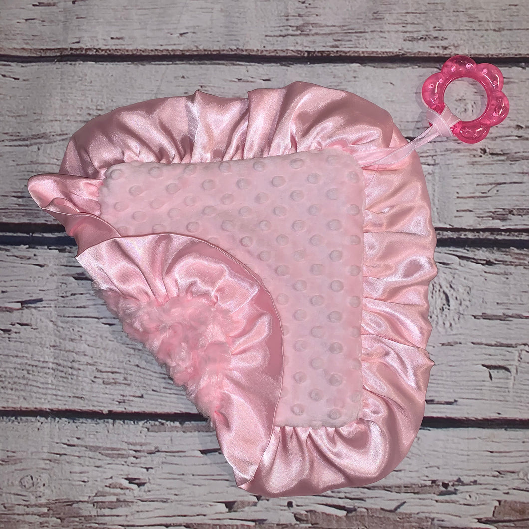Teether Blanket - Pink