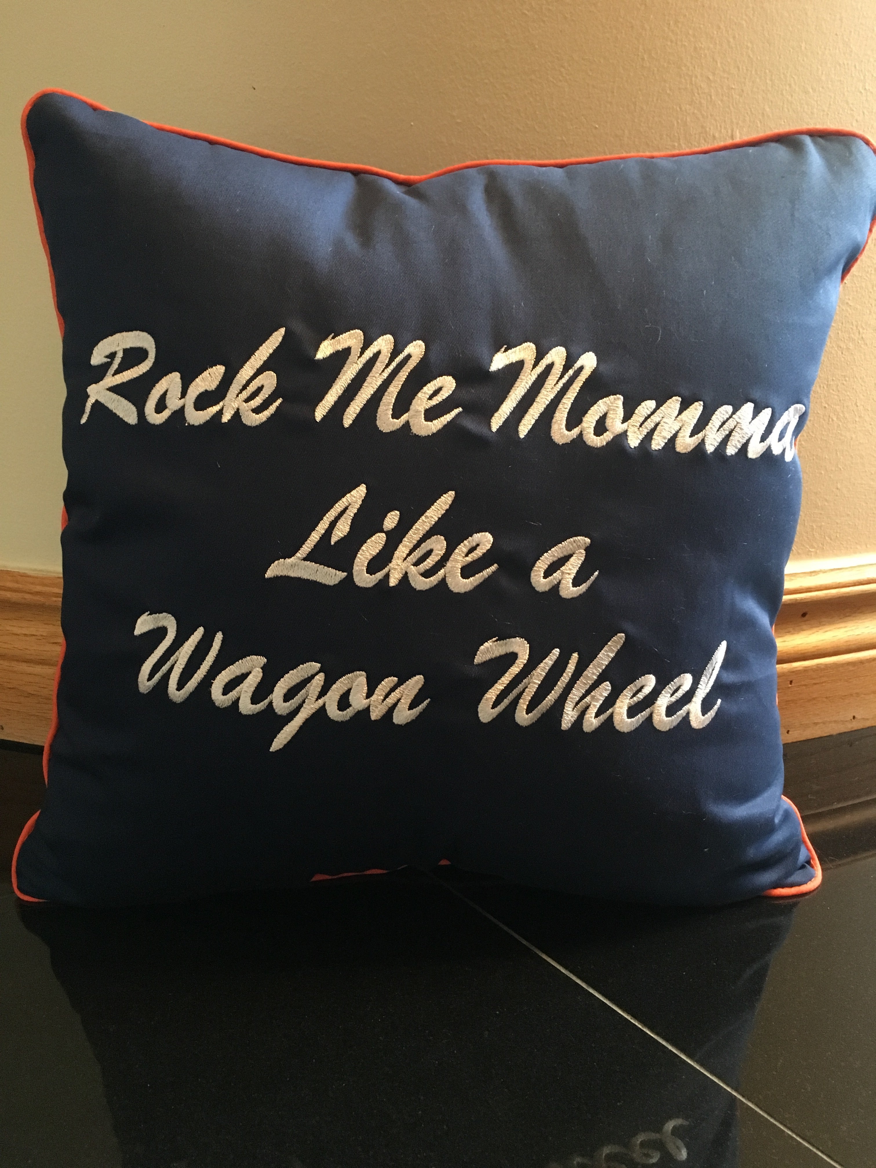 Rock Me Like A Wagon Wheel Pillow