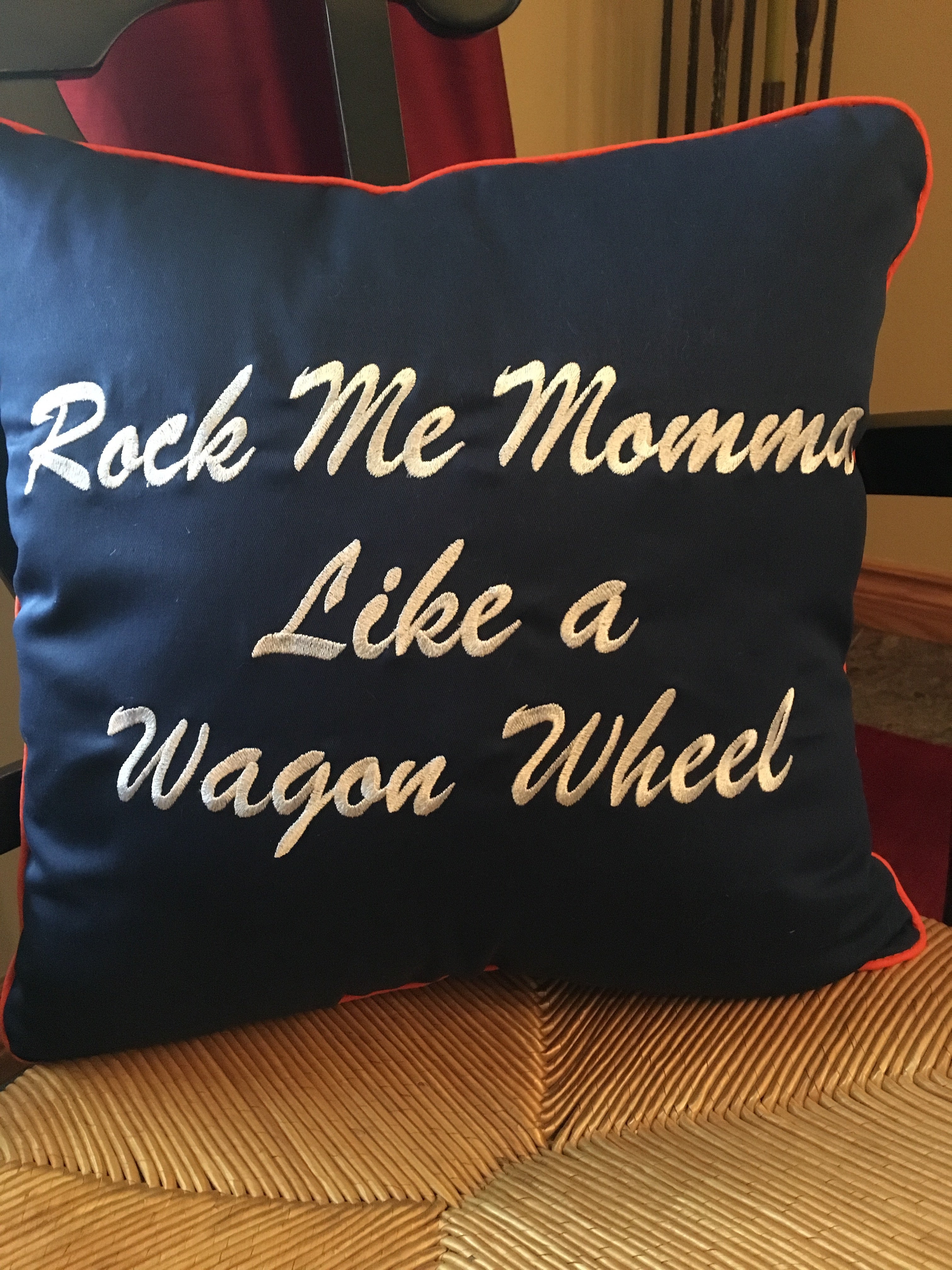 Rock Me Like A Wagon Wheel Pillow