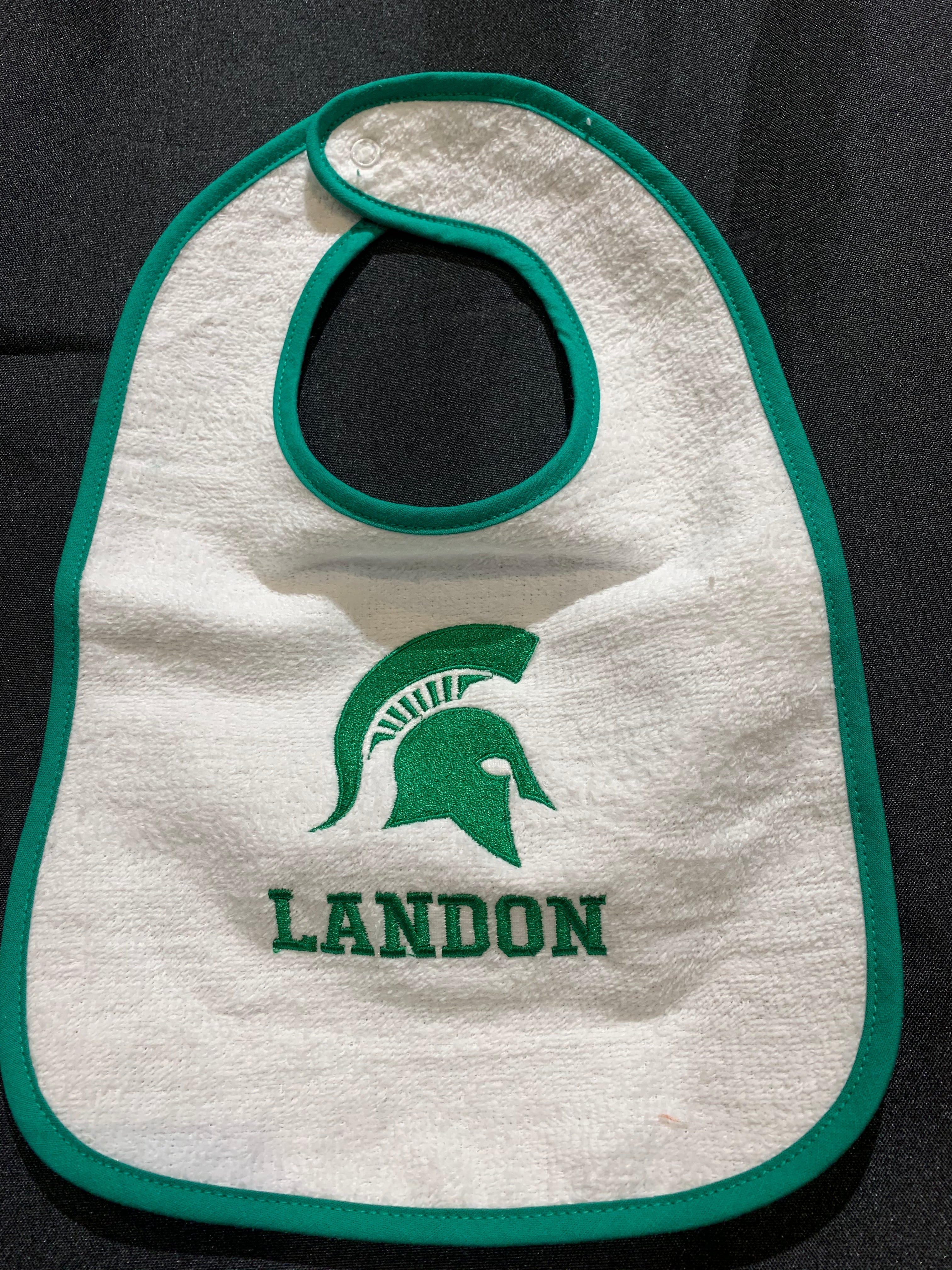 Custom Embroidered Bib
