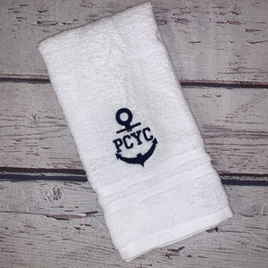 PCYC Anchor Hand Towel