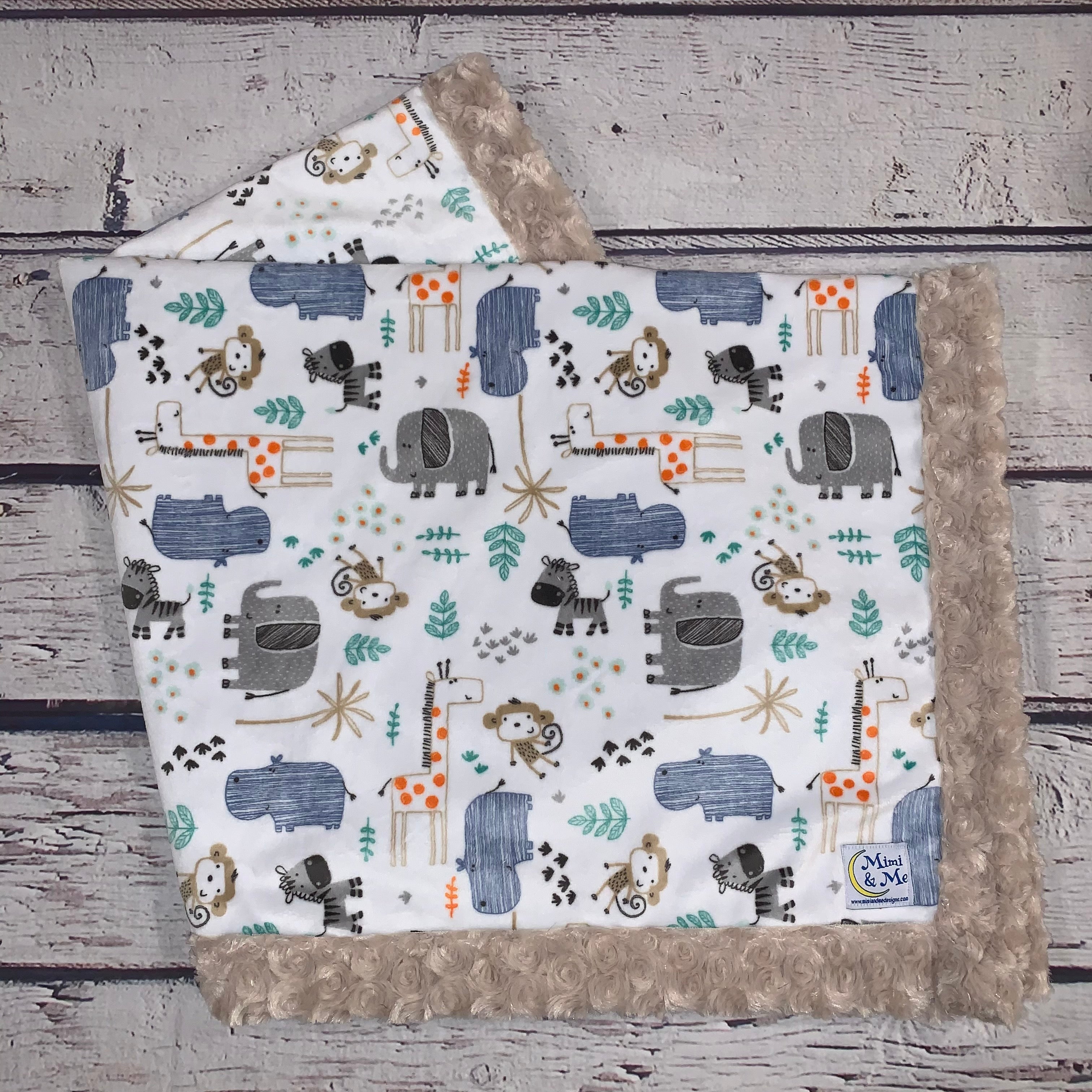 Mimi's Classic Lovey - Jungle Animals