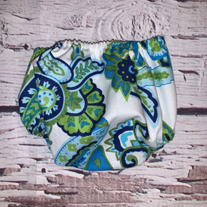 Bloomers - Blue Paisley