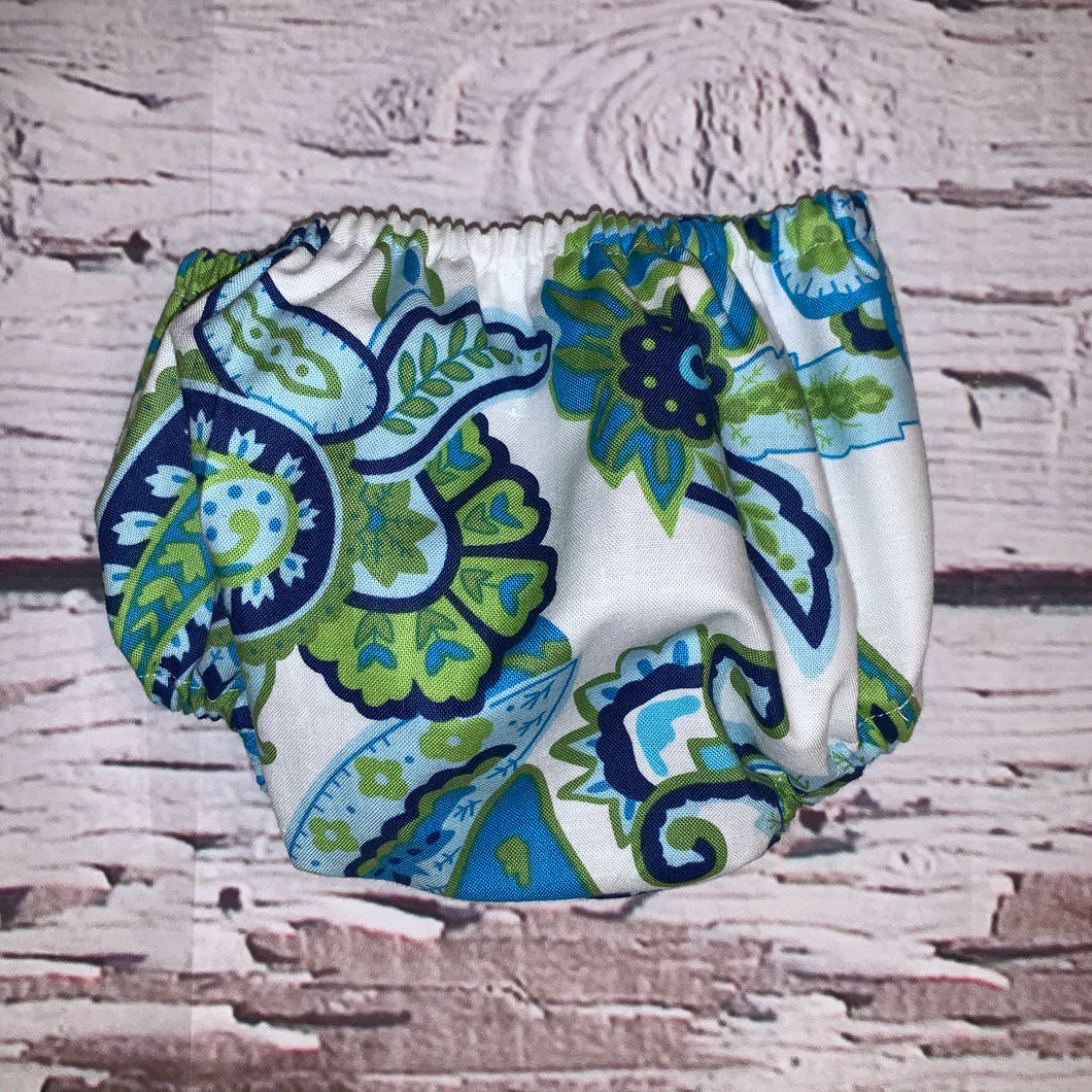 Bloomers - Blue Paisley