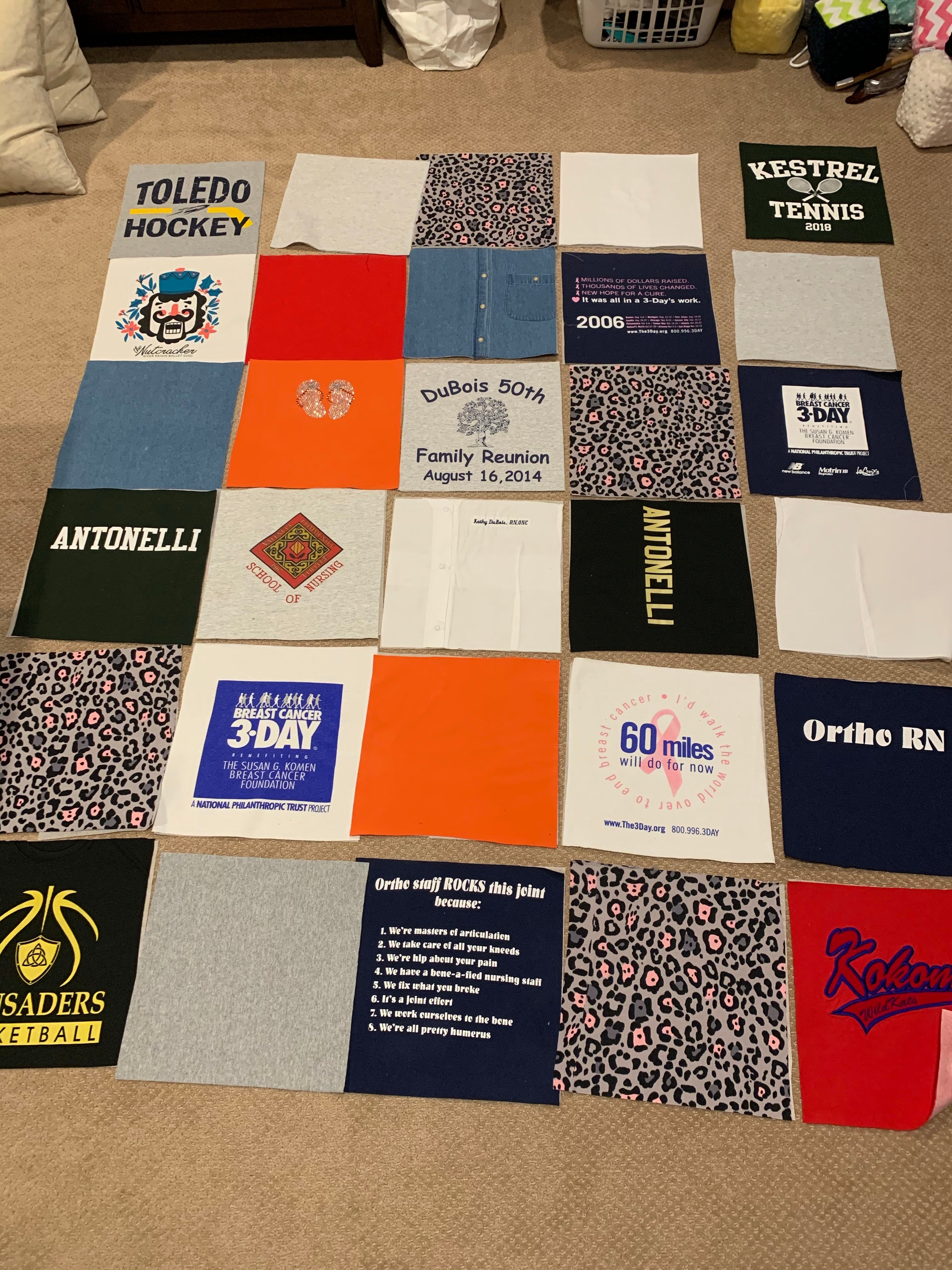 T-Shirt Quilt (60 X 72)