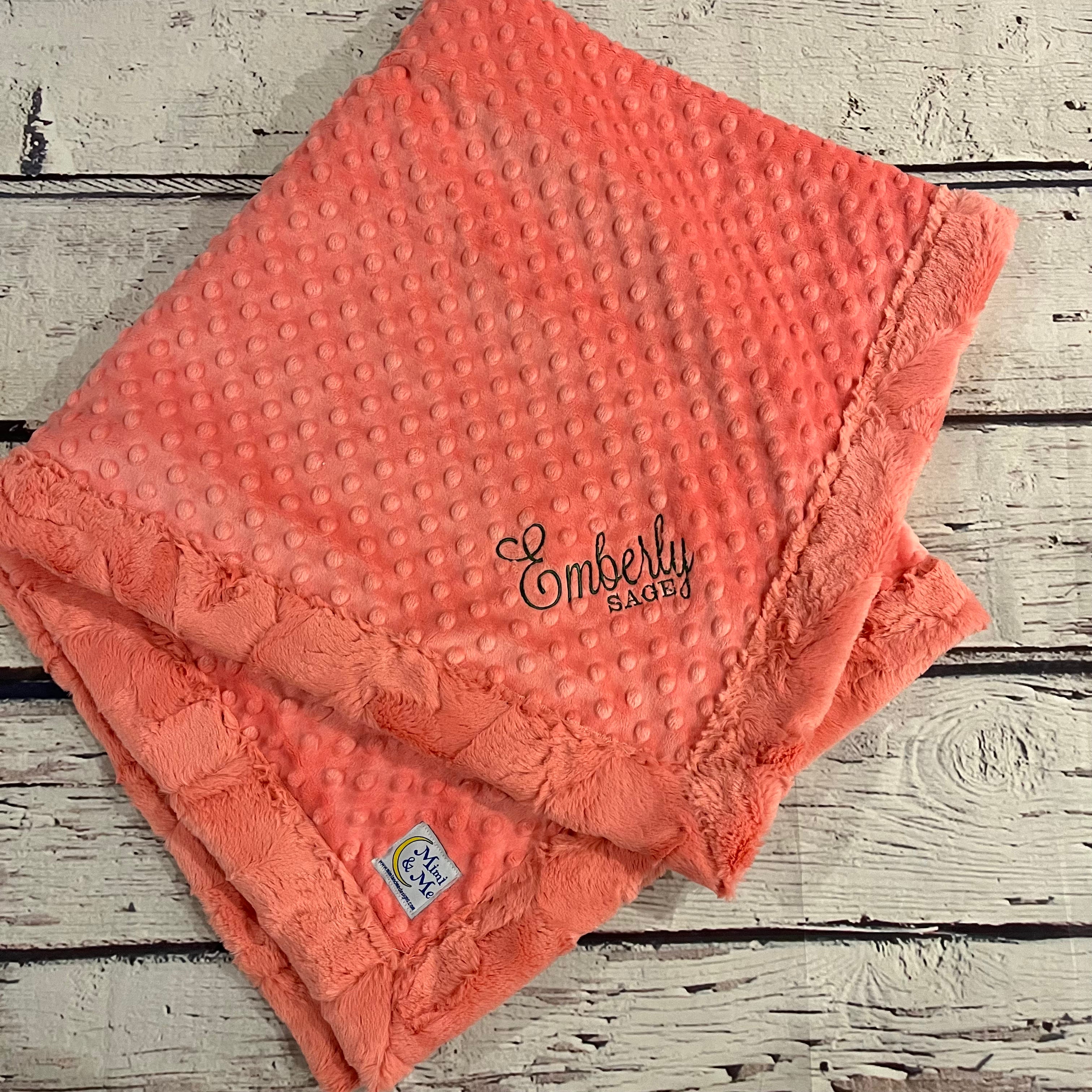 Mimi's Classic Blanket - Coral