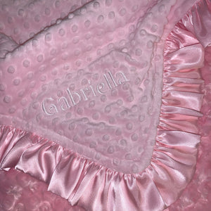 Pink Ruffle Blanket