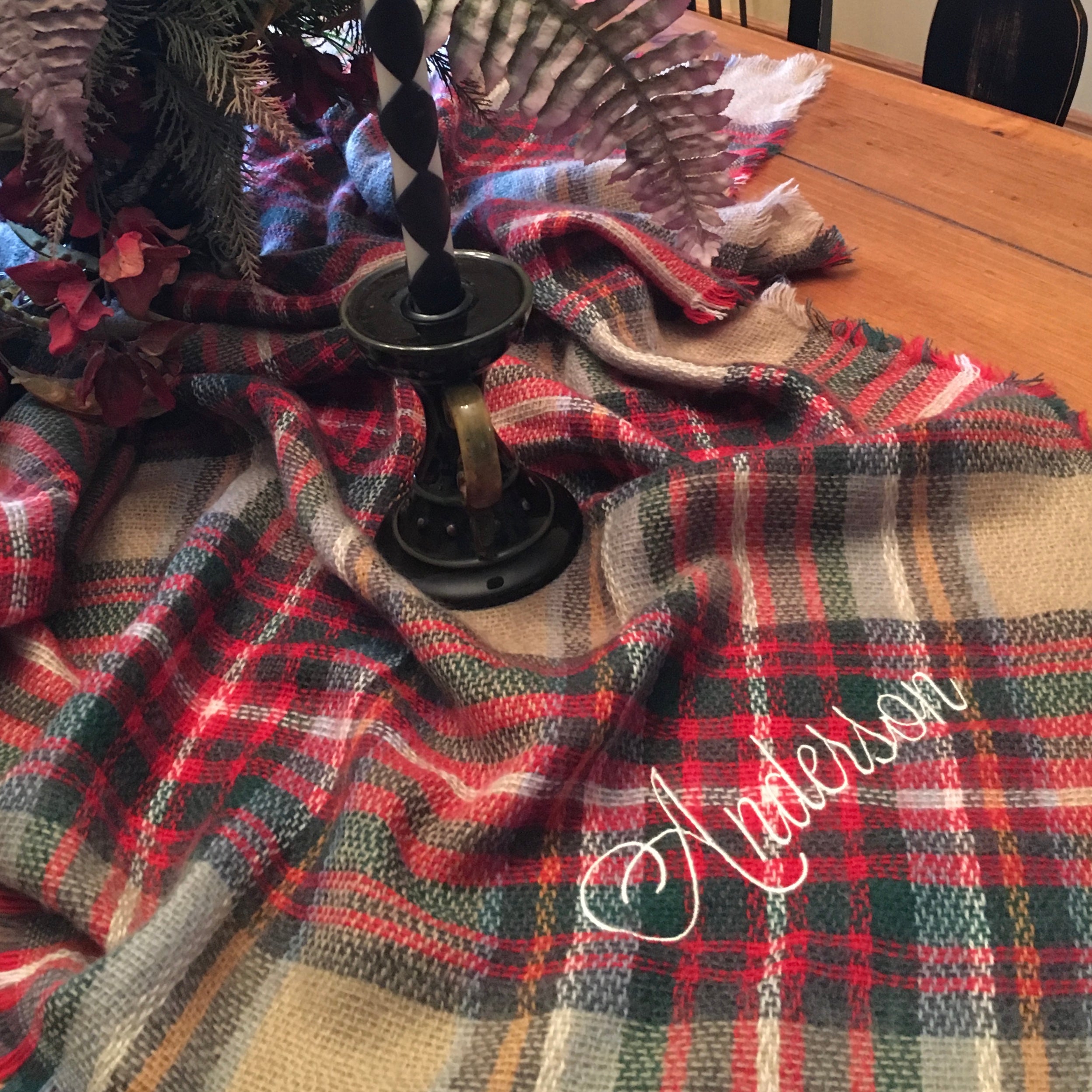 Personalized Wrap/Throw/Table Scarf